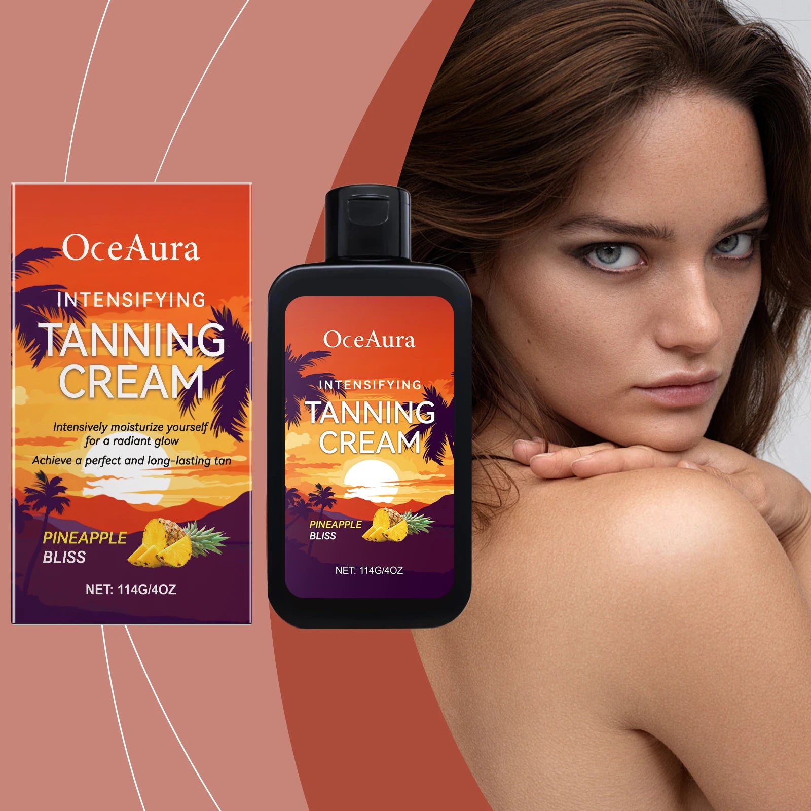 Body Tanning Cream Solarium Bronzing Lotion - 2