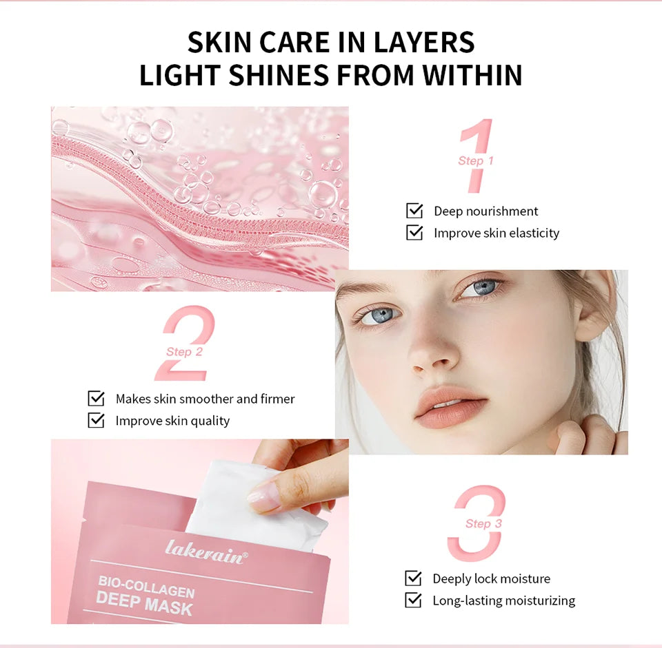 Bio Collagen Deep Hydrating Face Mask Pore Minimizing Overnight Mask