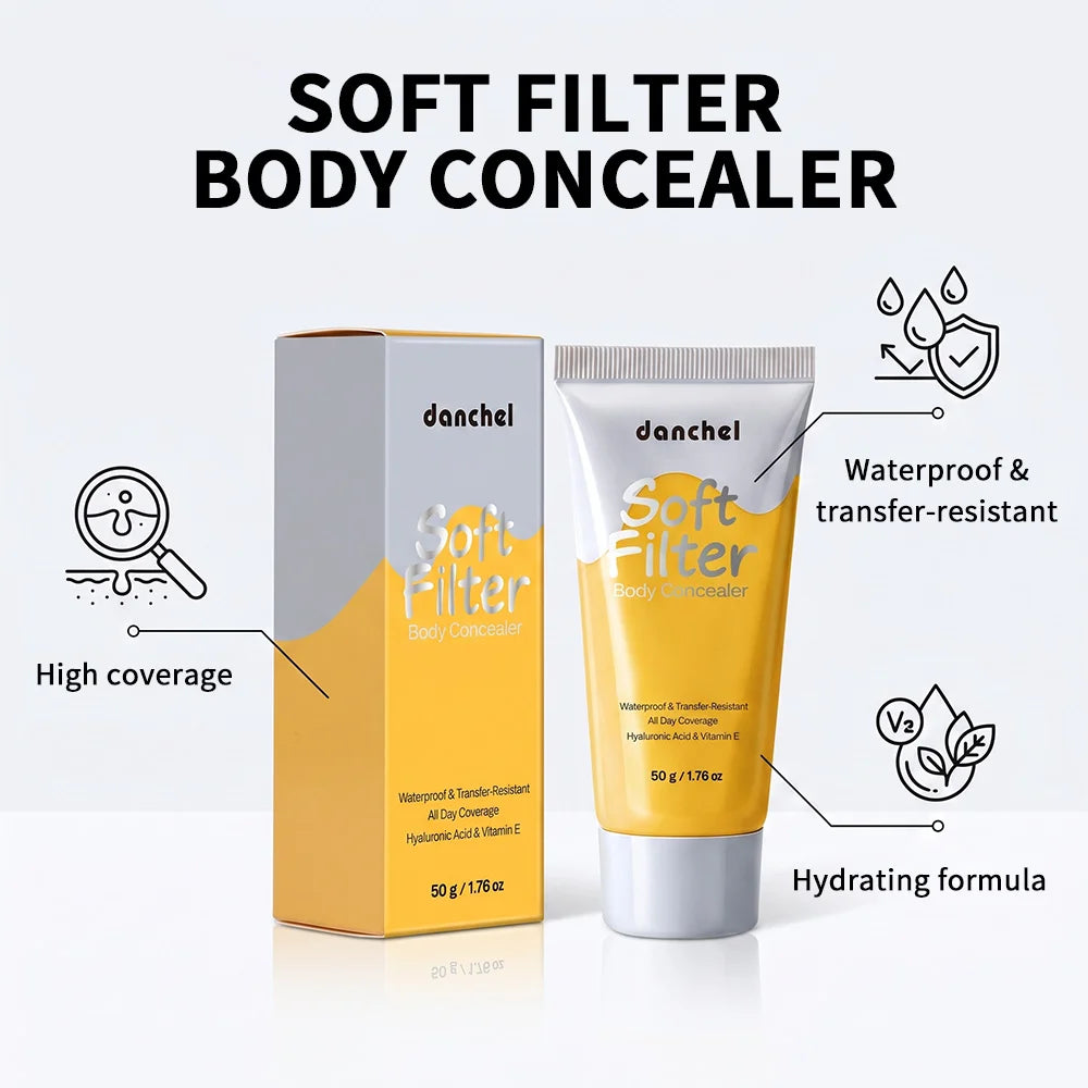 Waterproof Body Concealer Makeup For Tattoos Scars And Veins - 2