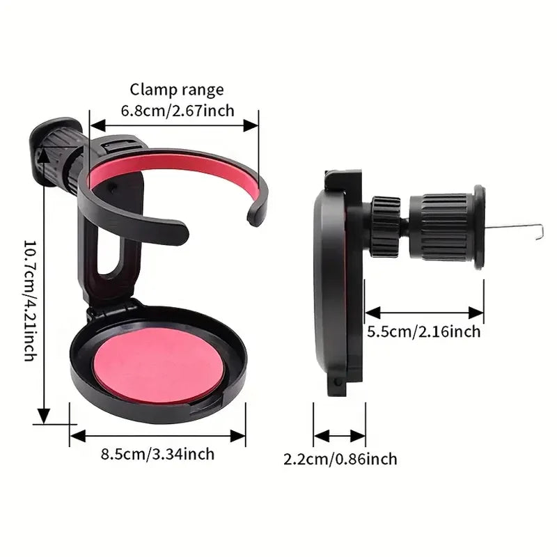 Foldable Car Cup Holder Air Vent Drink Mount Beverage Stand - 12