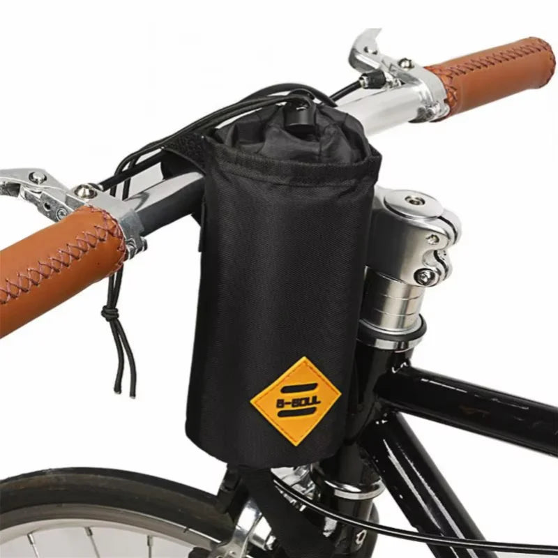 Insulated Bicycle Handlebar Bag Waterproof Bike Water Bottle Phone Pouch