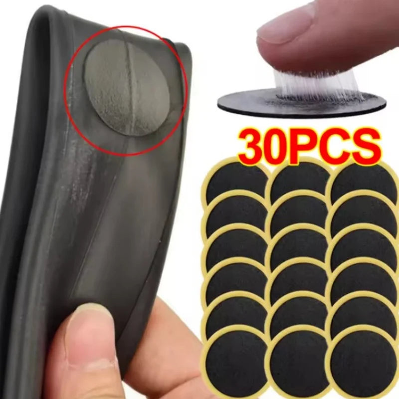Bicycle Tire Repair Patches Glue Free Inner Tube Puncture Fix Kit - 1