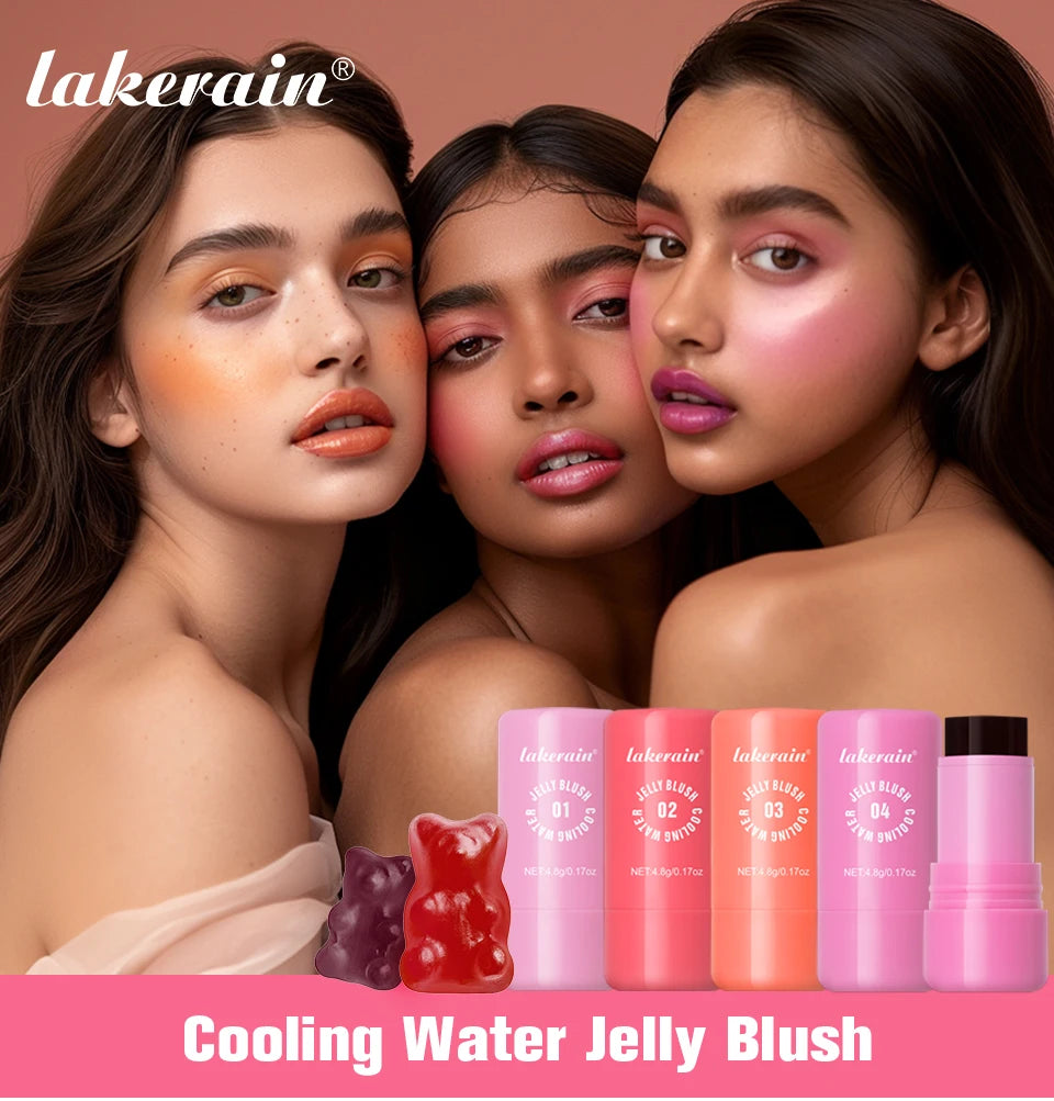 3 in 1 Jelly Tint Stick Hydrating Blush and Lip Tint - 7