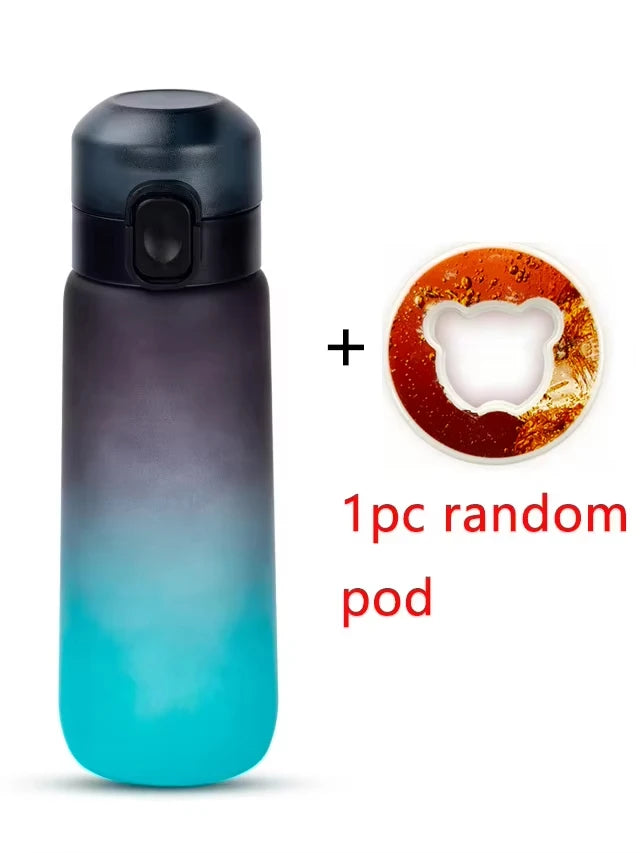 650ml Flavored Water Bottle Scented Air Infused Sports Cup with Pod - 22