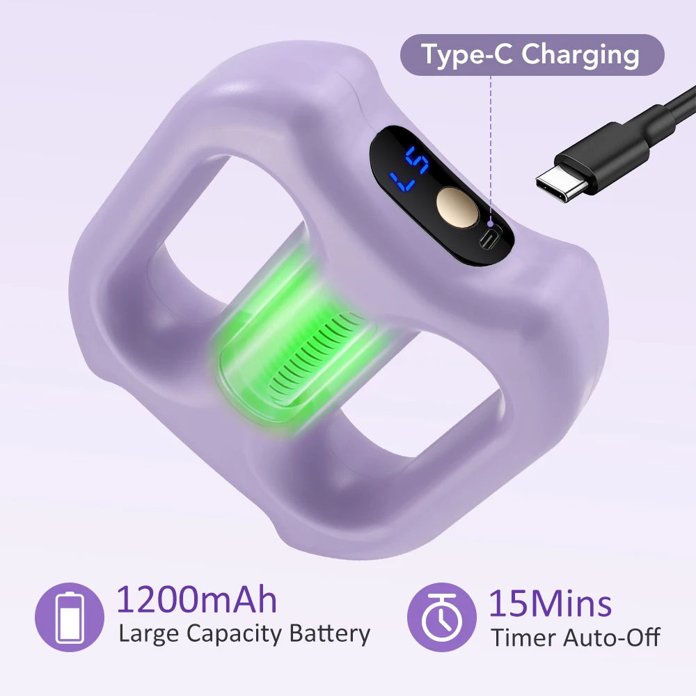 Electric Fascia Ring Fitness Body Shaping Massager - 10