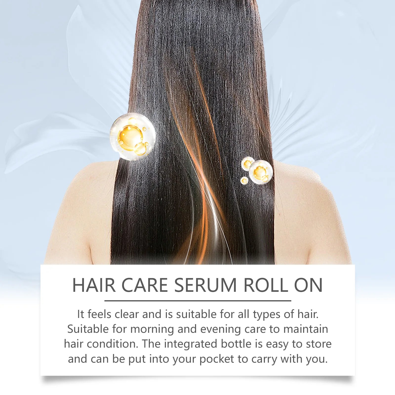 Rosemary Hair Growth Serum Roll-on Scalp Nourishing Hair Roller - 7