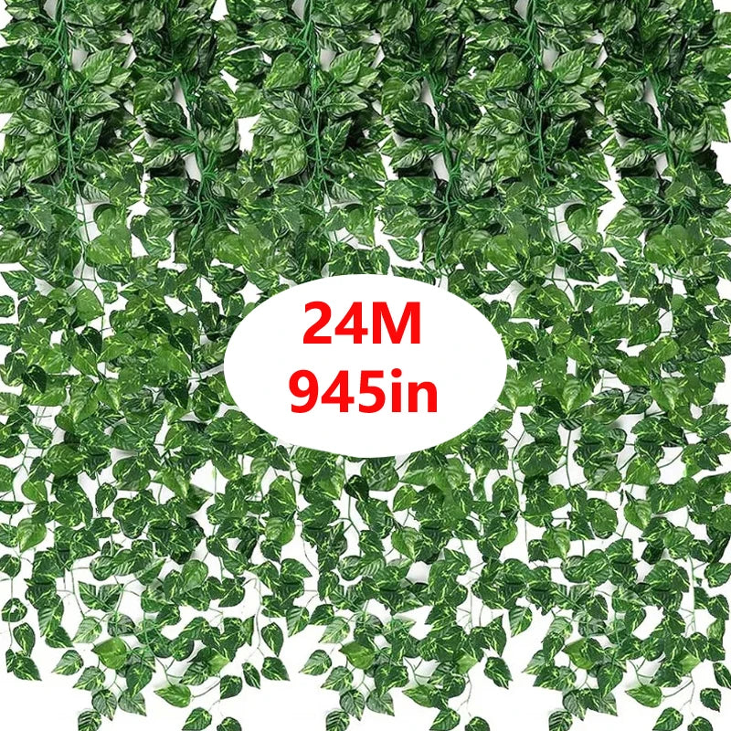 Artificial Ivy Vine Garland Hanging Greenery Plants for Home Decor - 1