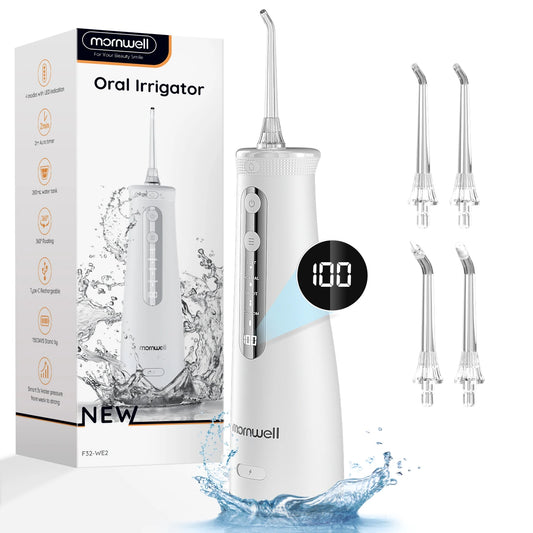 Mornwell Sonic Water Flosser Oral Teeth Cleaner Water Jet