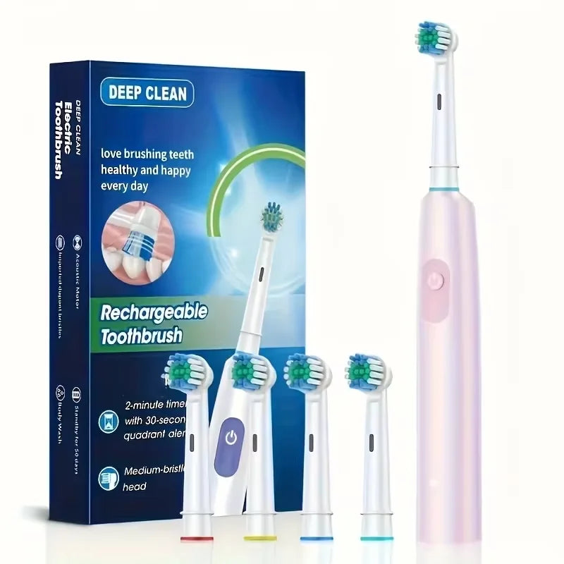 Intelligent Rotating Electric Toothbrush Rechargeable Rotary Toothbrush - 16