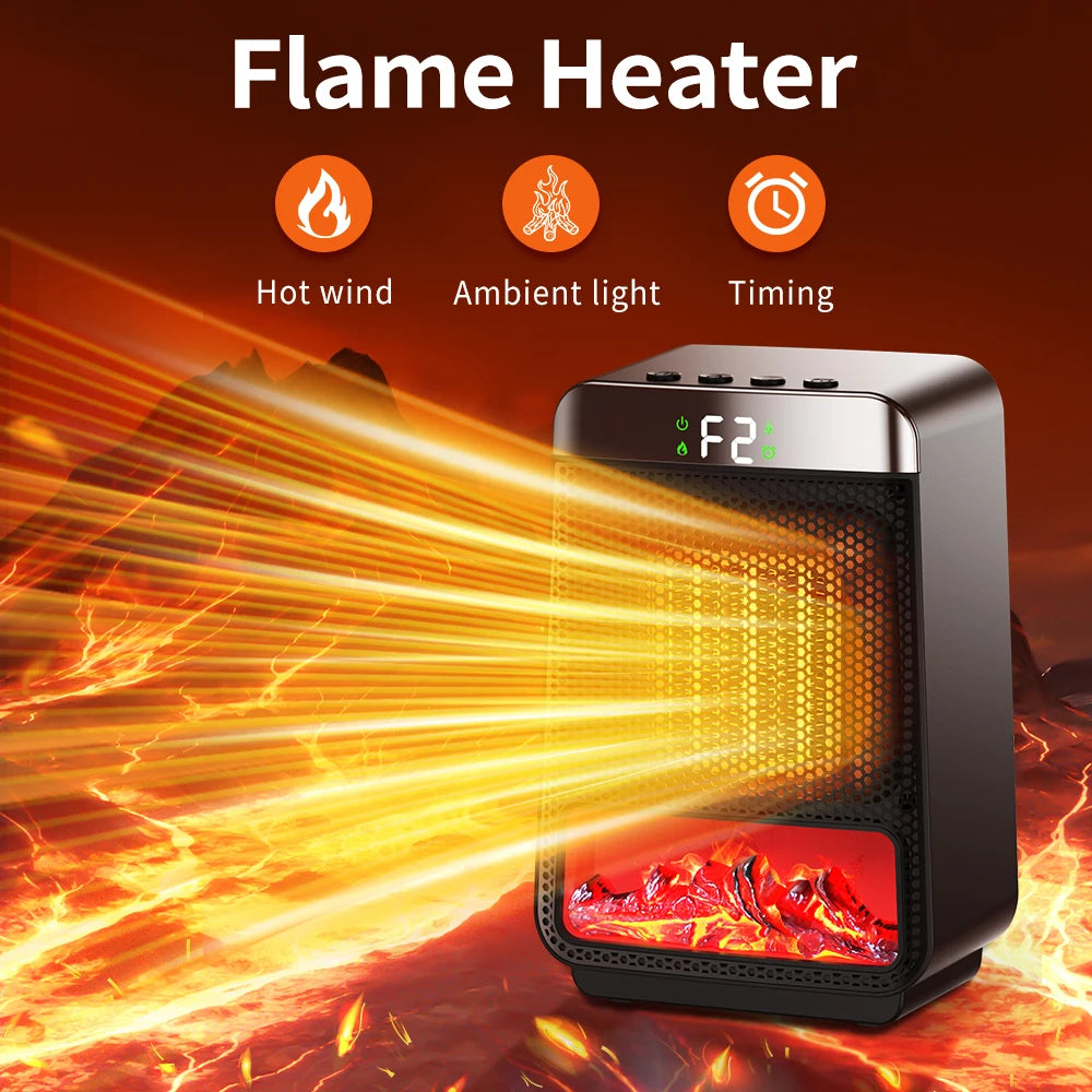 Portable Desktop Electric Heater PTC Ceramic Fast Warm Air Blower