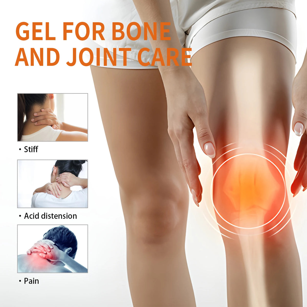 Propolis Joint Care Gel Soothing Massage Cream for Knees and Back