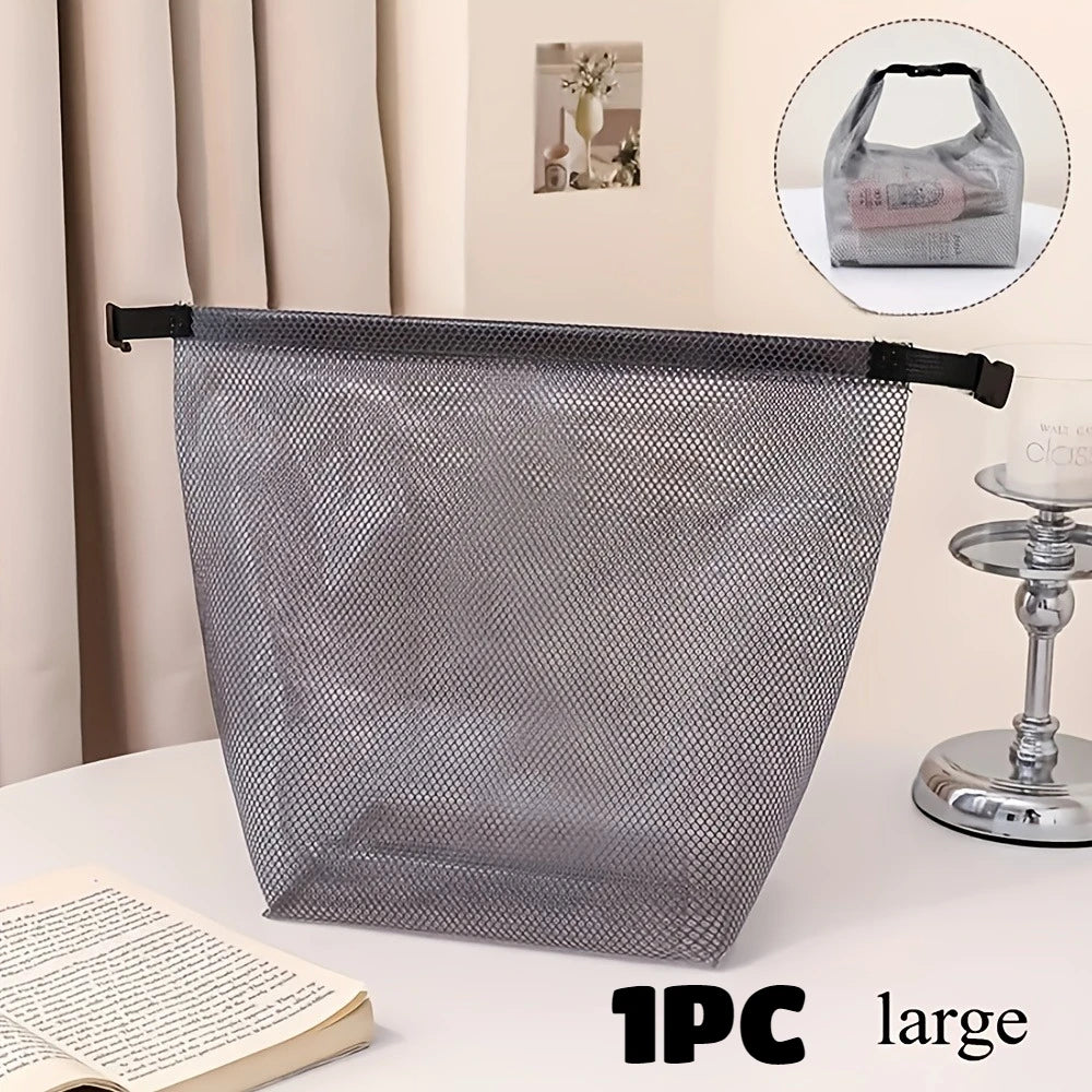 2PCS Waterproof Storage Bag Mesh Cosmetic Pouch for Travel and Gym - 15