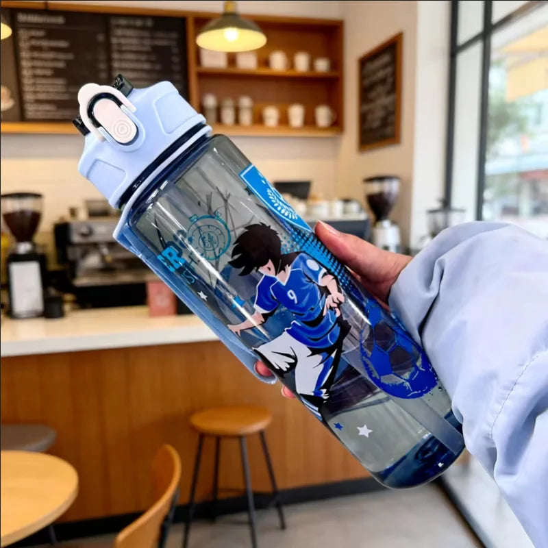750ml Sports Water Bottle Leakproof BPA Free Gym Travel Cup with Straw - 15