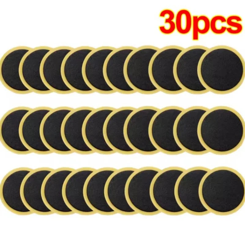 Bicycle Tire Repair Patches Glue Free Inner Tube Puncture Fix Kit