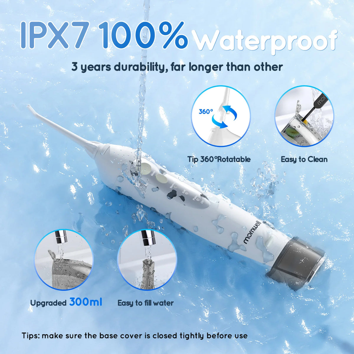 Portable Water Flosser and Teeth Whitening Kit Oral Care