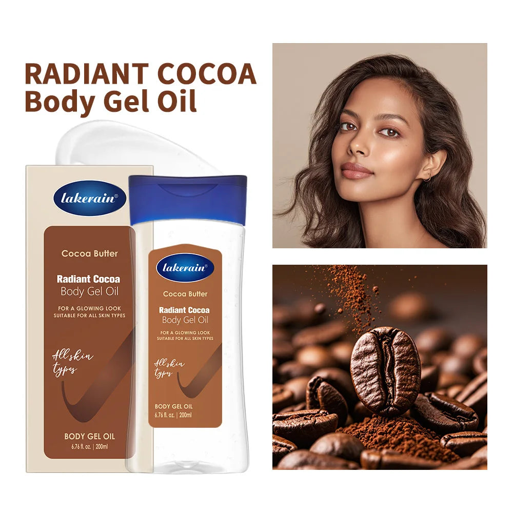 Lakerain Radiant Body Gel Oil Moisturizing Shimmer Hydrating Skincare