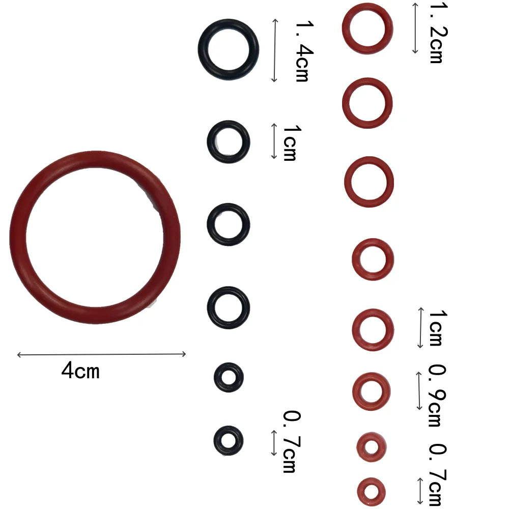 Coffee Machine O-Ring Seal Kit Silicone Gasket Repair Set - 6