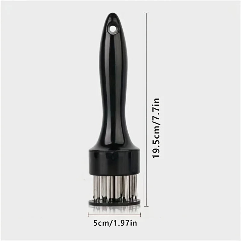 Stainless Steel Meat Tenderizer Needle Tool for Steak and Poultry - 6