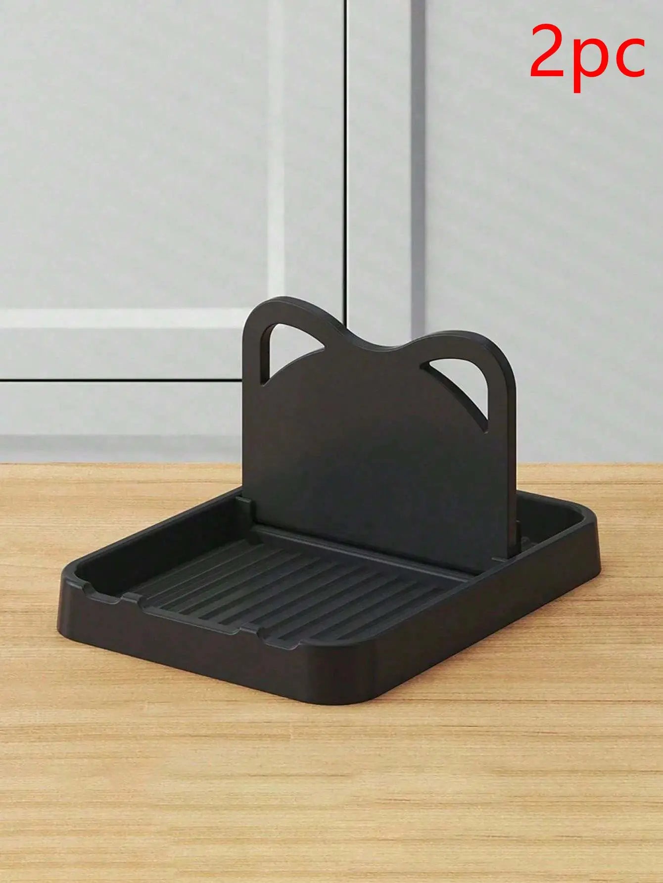 Foldable Pot Lid Holder and Kitchen Spatula Spoon Rest Storage Rack