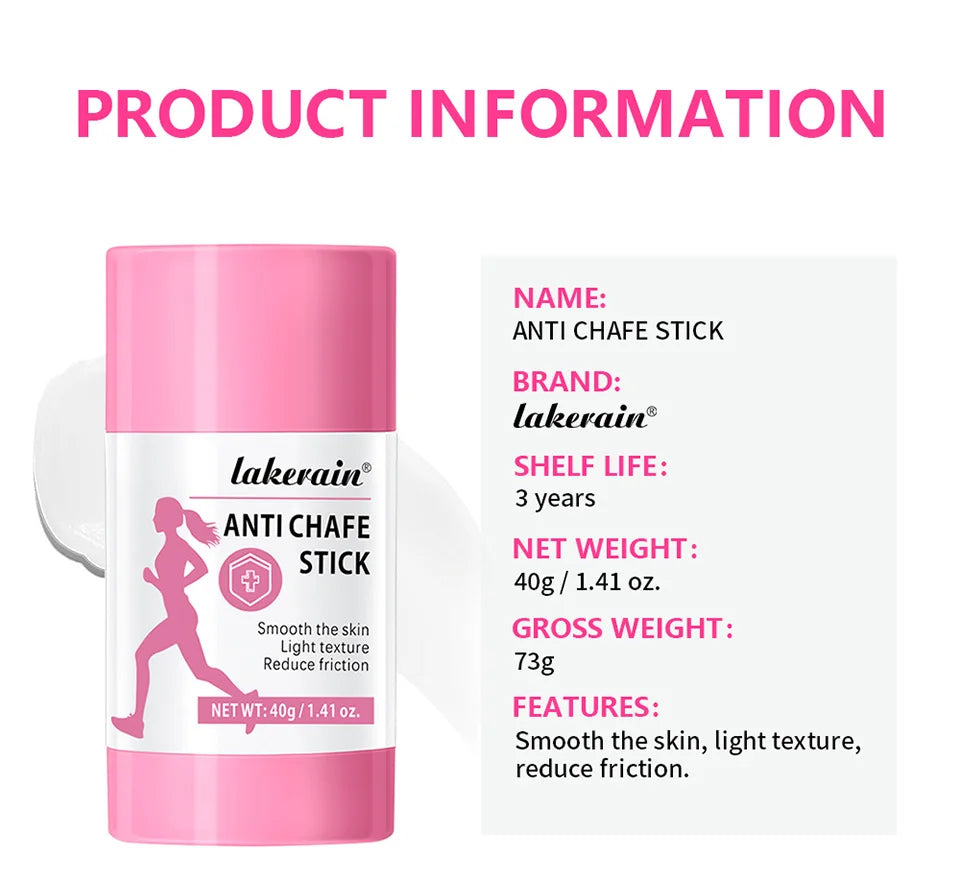 Anti-Chafing Friction Reducing Skin Protection Balm Stick - 17