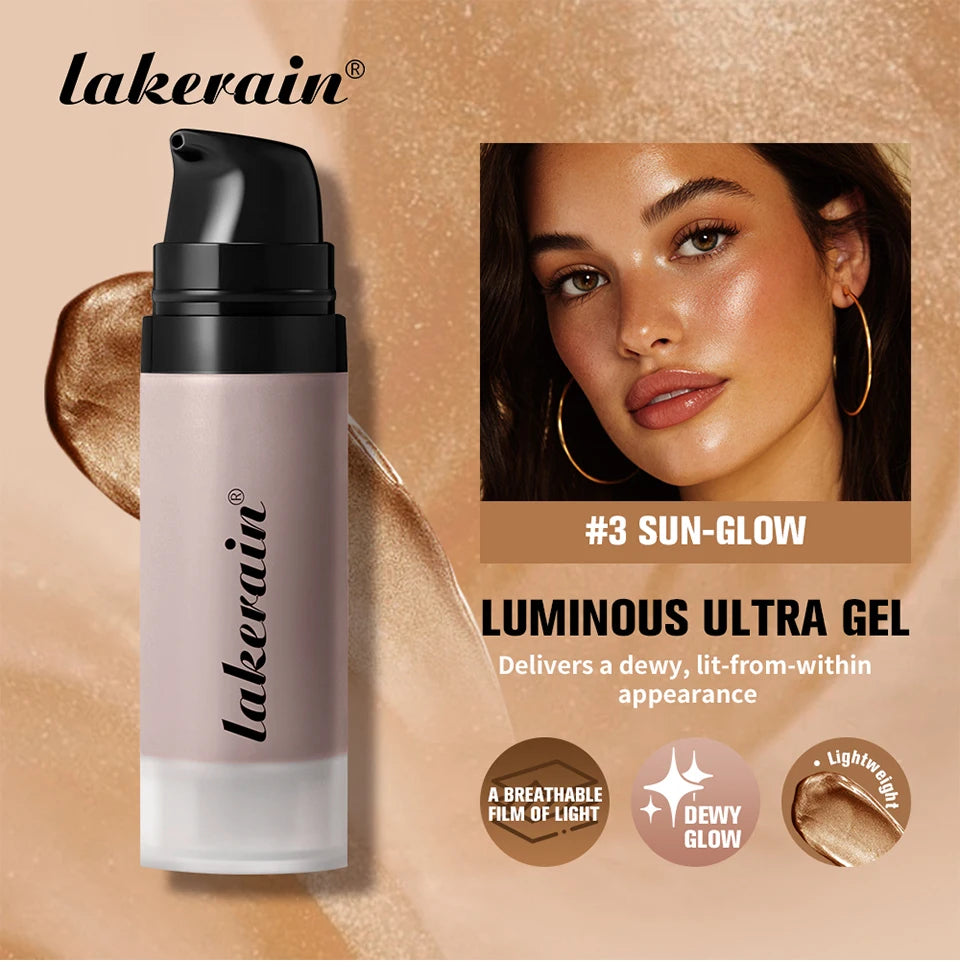 Lakerain Glowy Super Gel Lightweight Dewy Liquid Illuminator Primer