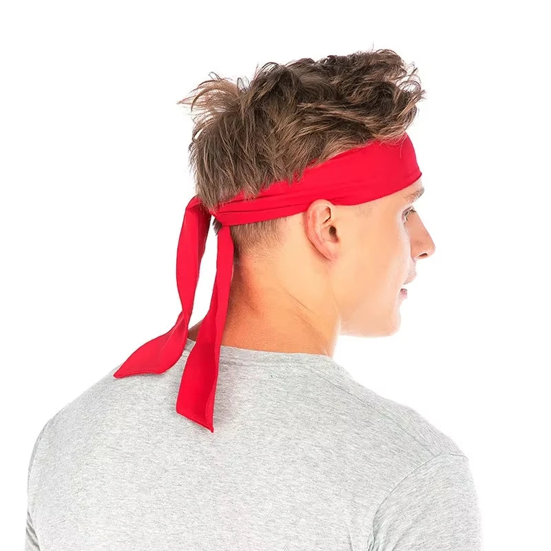 Unisex Sweatband Sports Headband Moisture Wicking Athletic Hair Tie