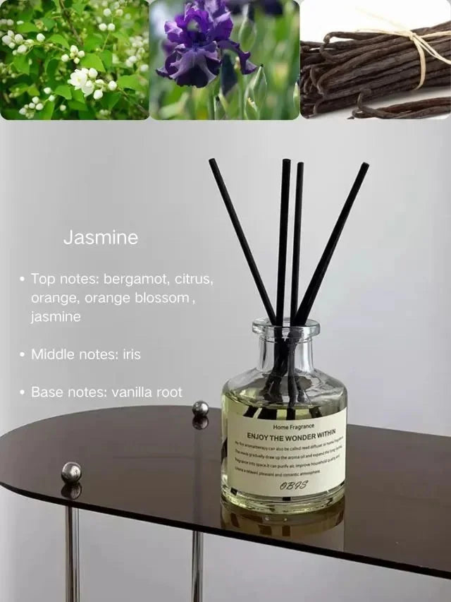50ml Reed Diffuser Set Flameless Home Fragrance Air Freshener - 16