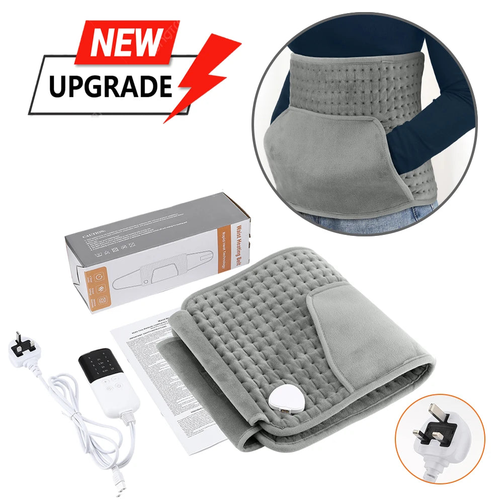 Electric Heating Waist Belt Thermal Pad Back Warmer - 36