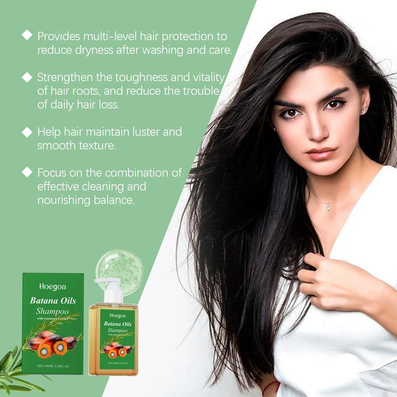 Batana Oil Hair Growth Shampoo Repair Treatment - 12