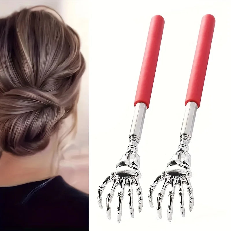 Stainless Steel Retractable Back Scratcher Extendable Body Massager