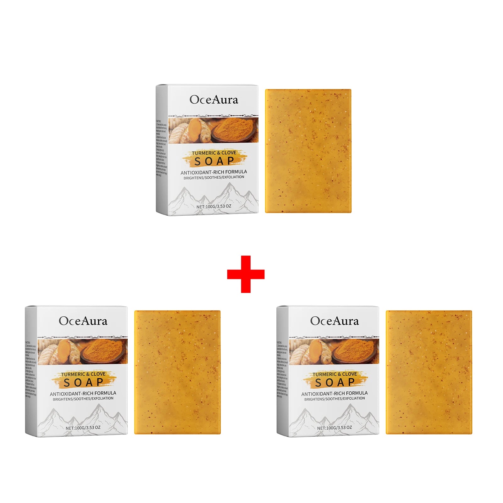 Turmeric Clove Soap Bar Exfoliating Face and Body Cleansing Bar - 13