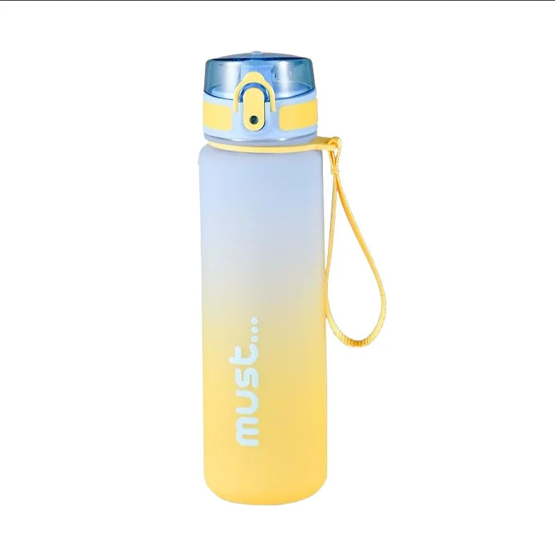Fantia Gradient Sports Water Bottle Leakproof Fitness Gym Drinking Cup - 18