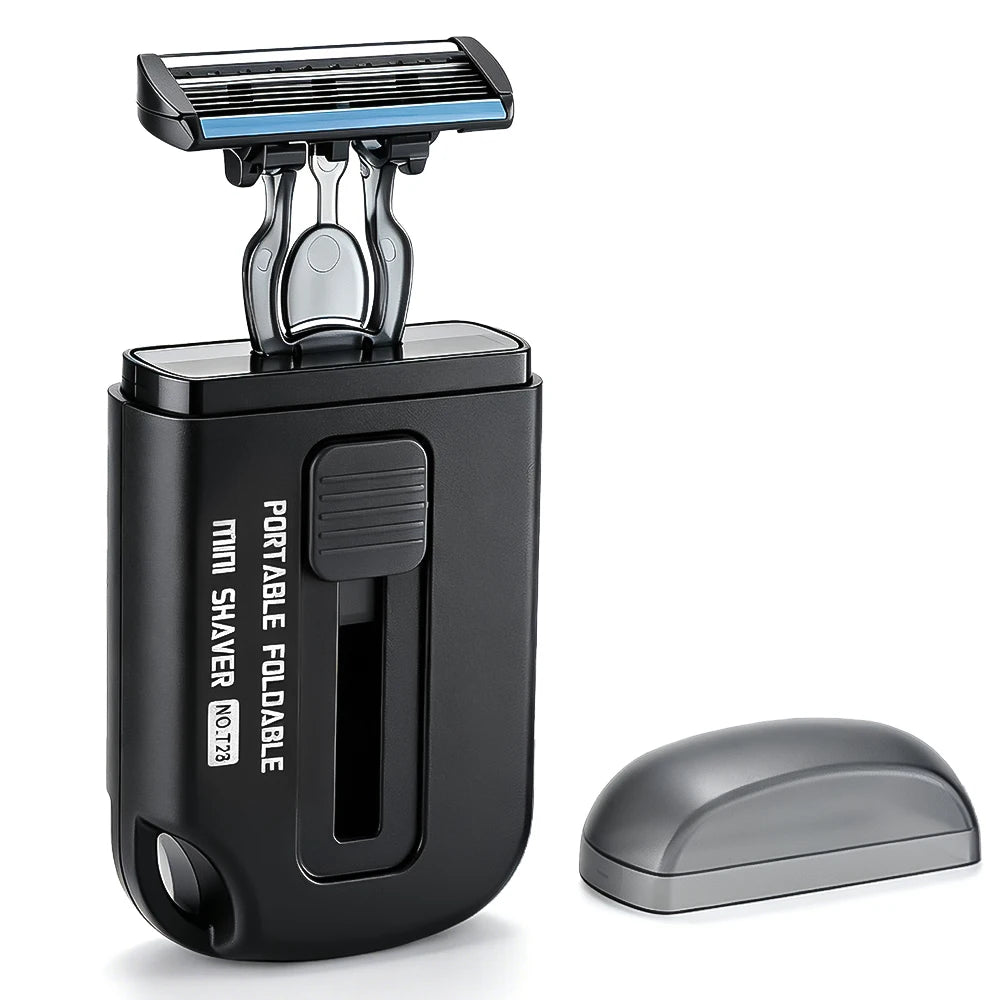 Mini Retractable Manual Travel Shaver Folding Portable Razor - 15
