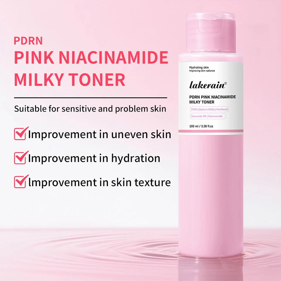PDRN Pink Niacinamide Milky Toner Hydrating Facial Lotion