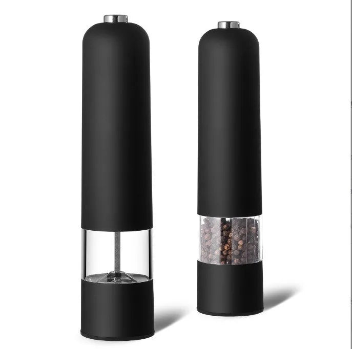 2PCS Electric Salt and Pepper Grinder Set Automatic Spice Mill Shaker - 17