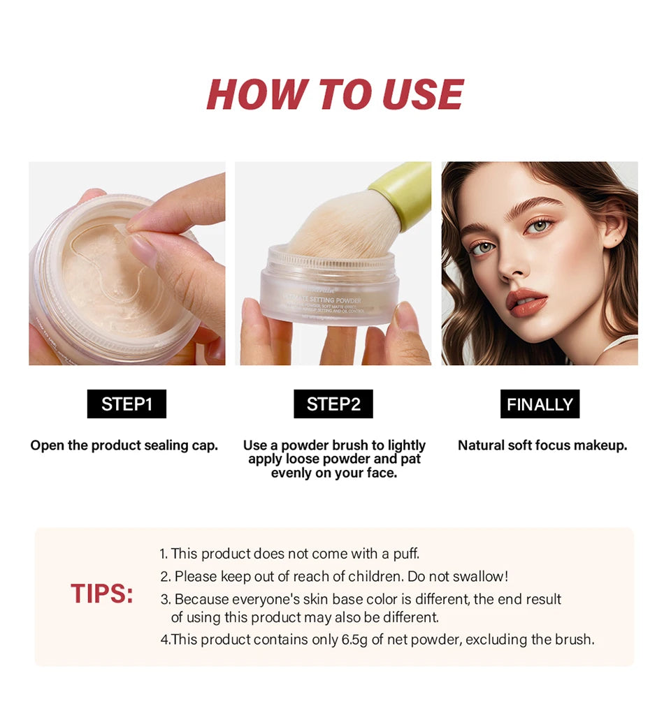 Ultimate Blurring Setting Powder Matte Oil Control Makeup