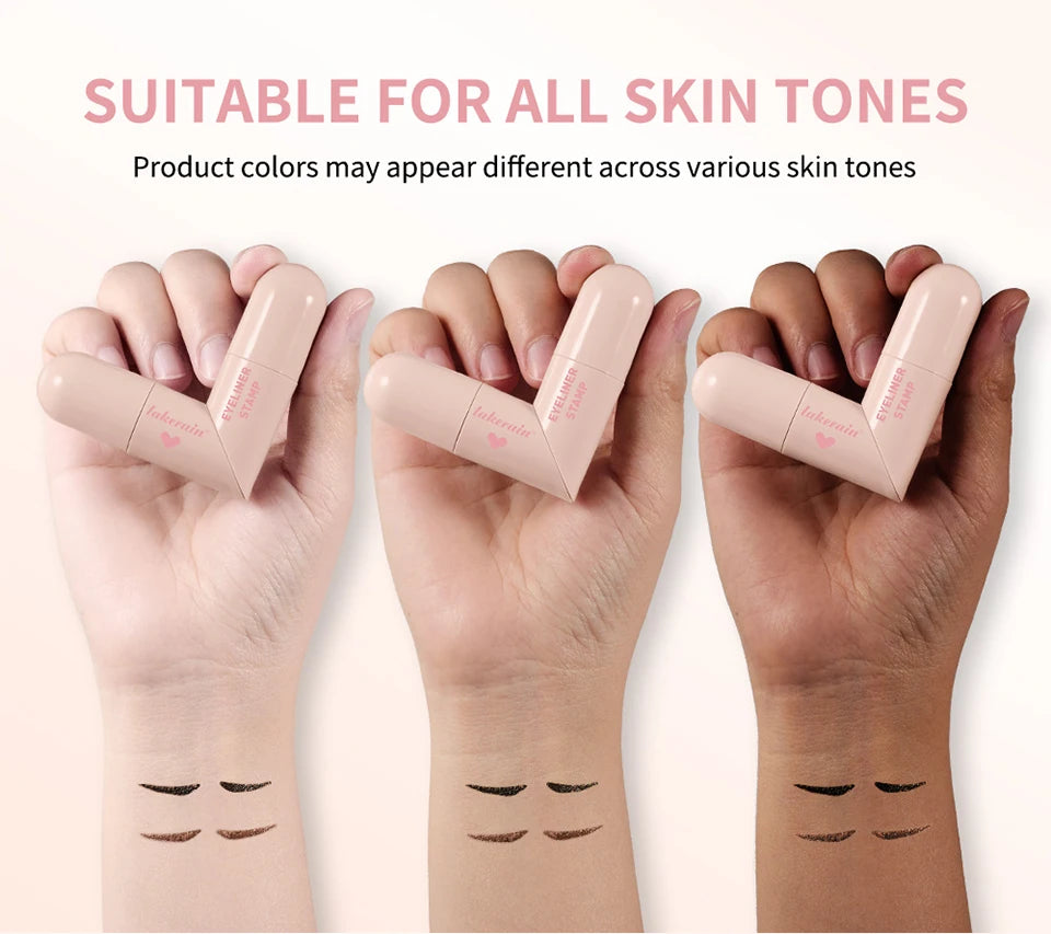 Triangle Liquid Eyeliner Stamp Waterproof Winged Pencil Pen
