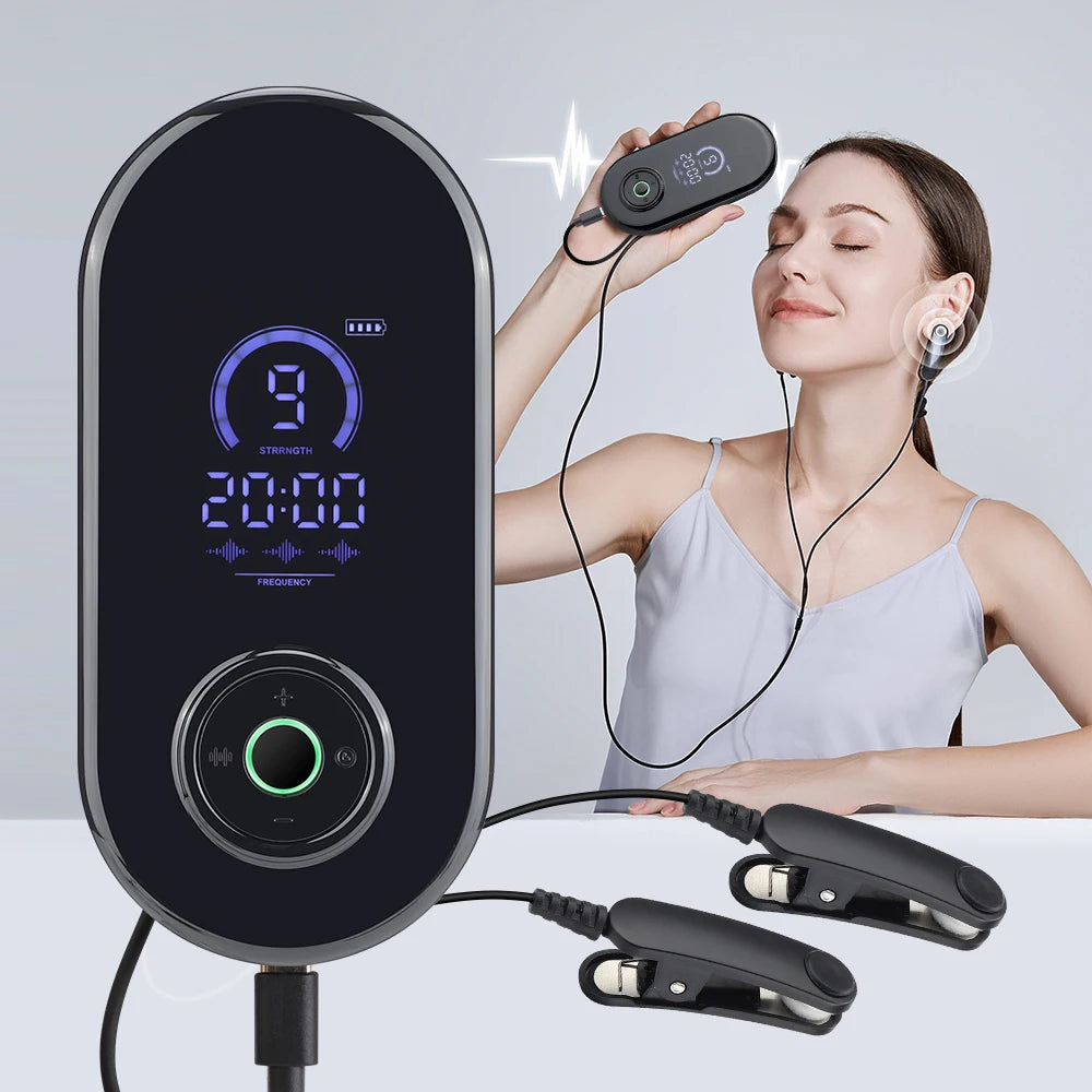 Handheld CES Sleep Aid Device Insomnia Relief Palm Massager