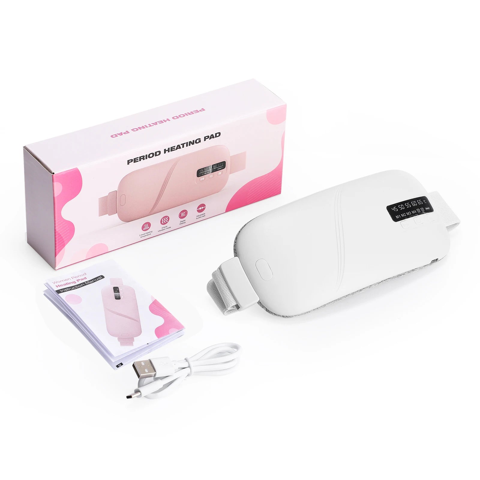 Cordless Menstrual Heating Pad Portable Abdominal Warmer Belt - 23