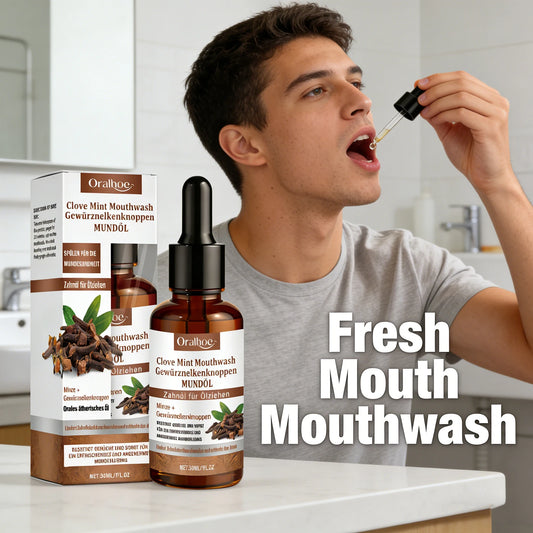 Clove Mint Mouthwash Liquid Toothpaste for Fresh Breath Oral Care