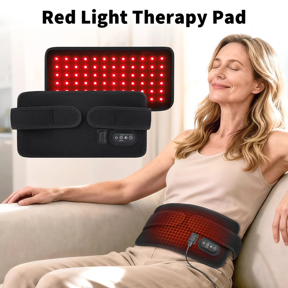 660nm 850nm Near Infrared Light Therapy Pad Full Body Skin Care Tool