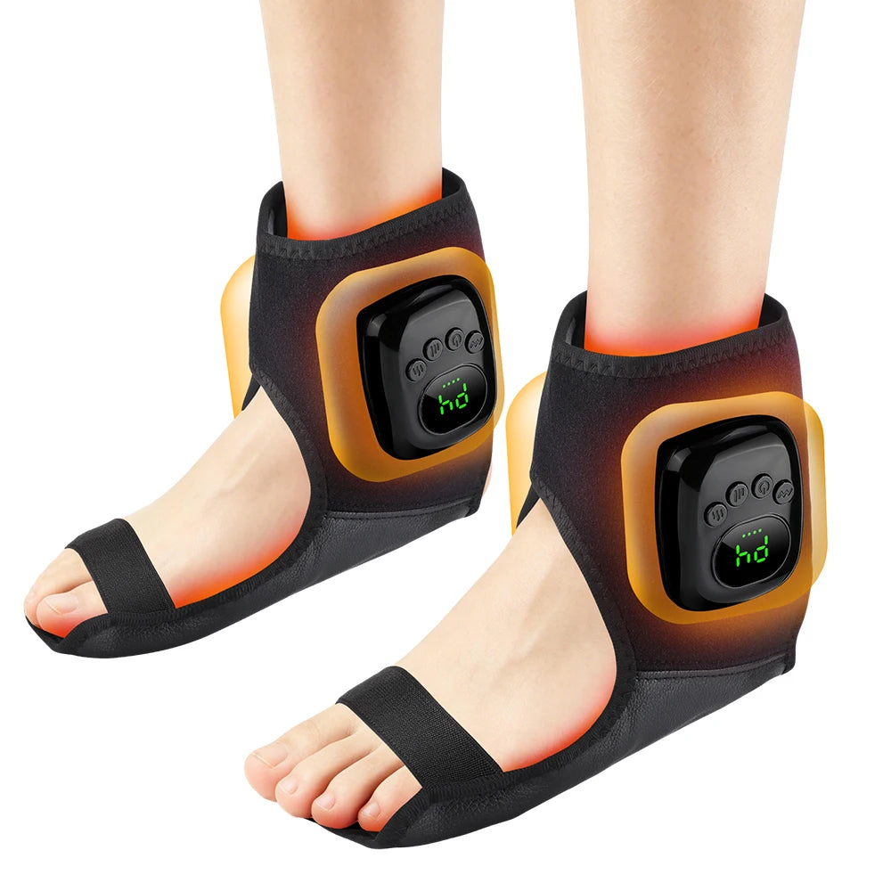 Cordless Heated Wrist Massager Air Compression Hand Wrap