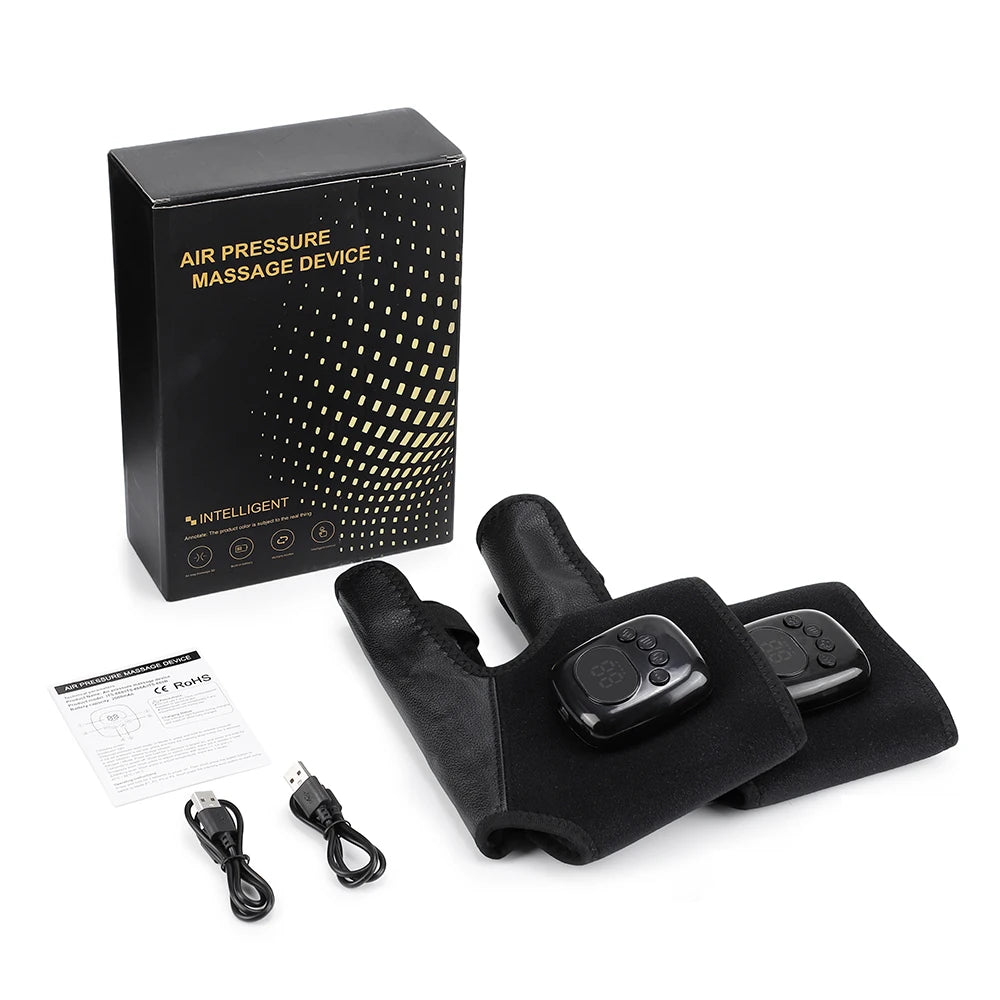 Cordless Heated Wrist Massager Air Compression Hand Wrap - 32