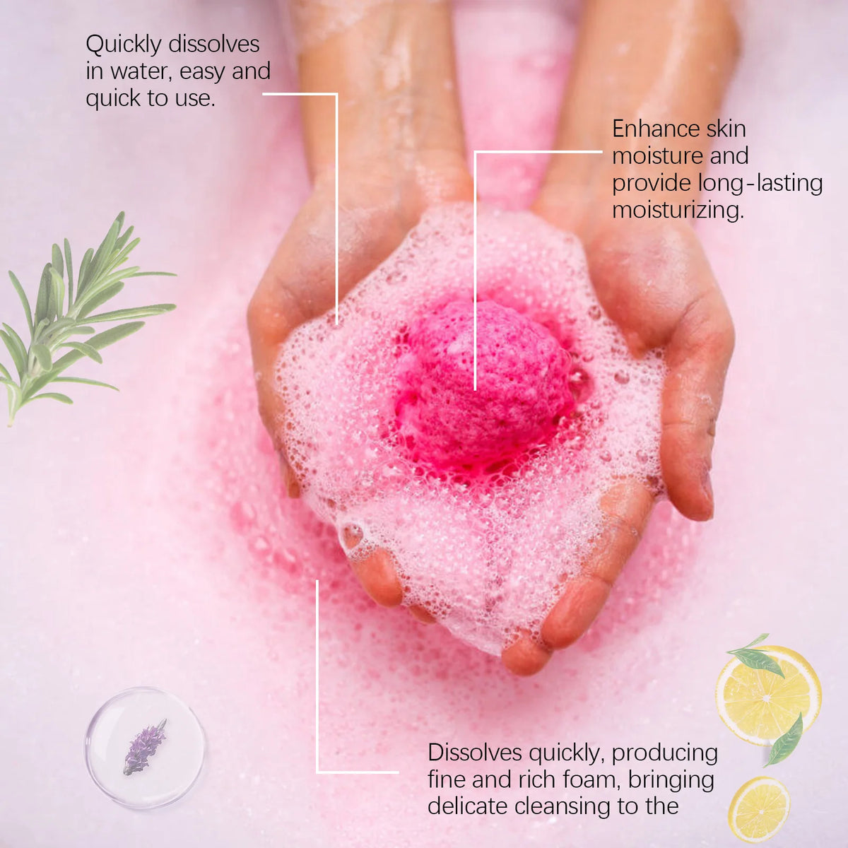 Bubble Bath Bombs Spa Relaxing Body Stress Relief Skin Care