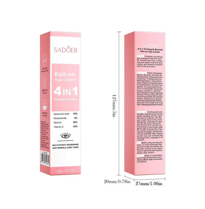 Anti Wrinkle Eye Cream Dark Circles and Fine Lines Remover