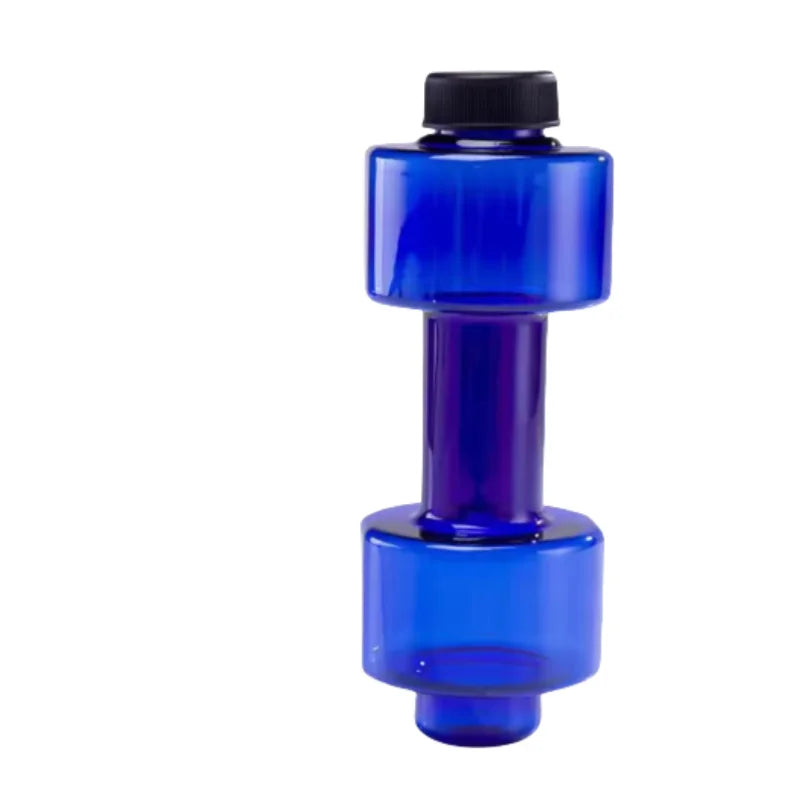 Dumbbell Water Bottle 550ml Portable Sports Gym Hydration Jug