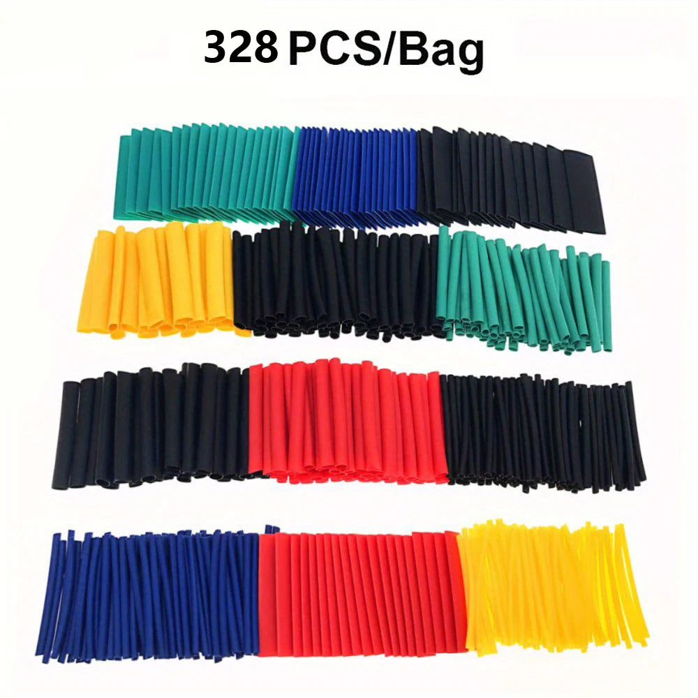 Heat Shrink Tubing Kit Electrical Wire Insulation Sleeve Wrap Set - 10
