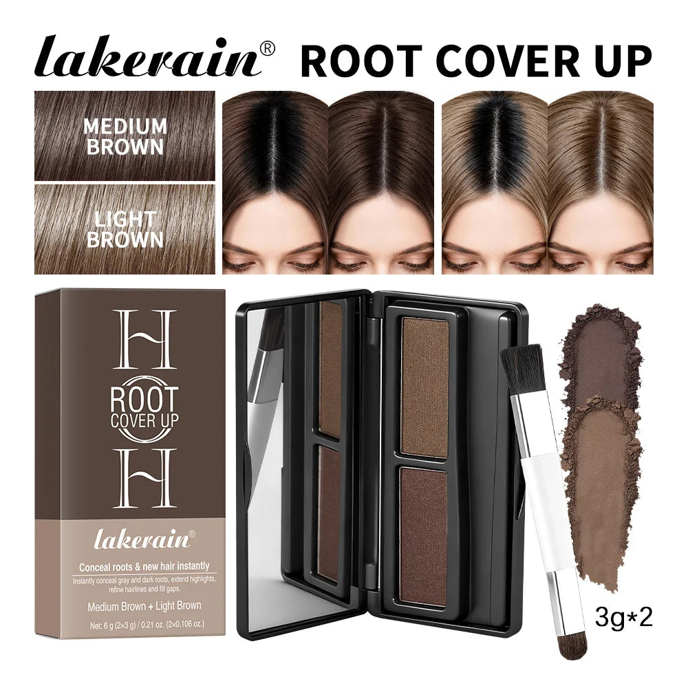 Natural Hair Line Shadow Powder Root Cover Up Concealer Palette - 26
