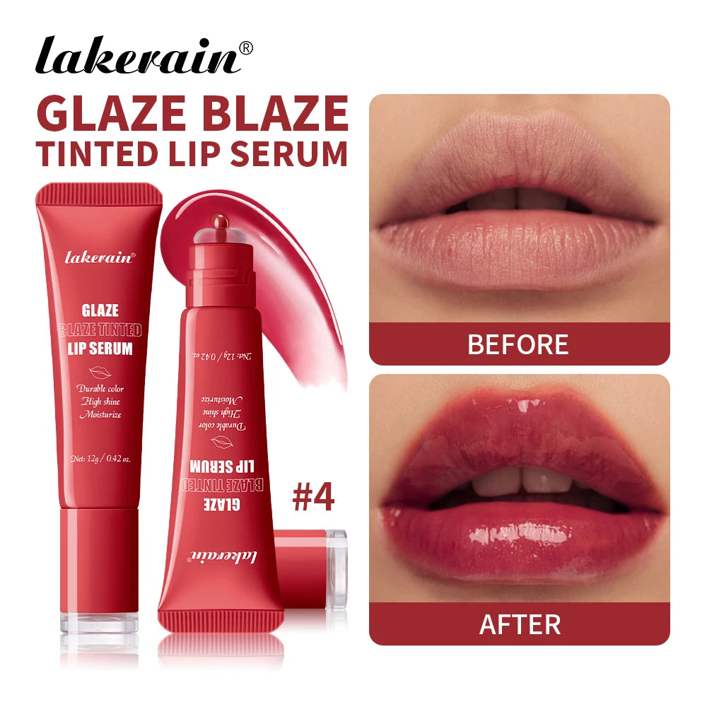 Lakerain Tinted Lip Serum Gloss Moisturizing Balm