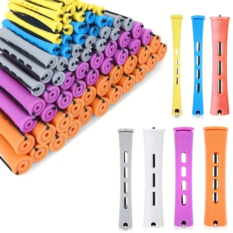 10pcs Hair Perm Rods Set Professional Curling Styling Tools